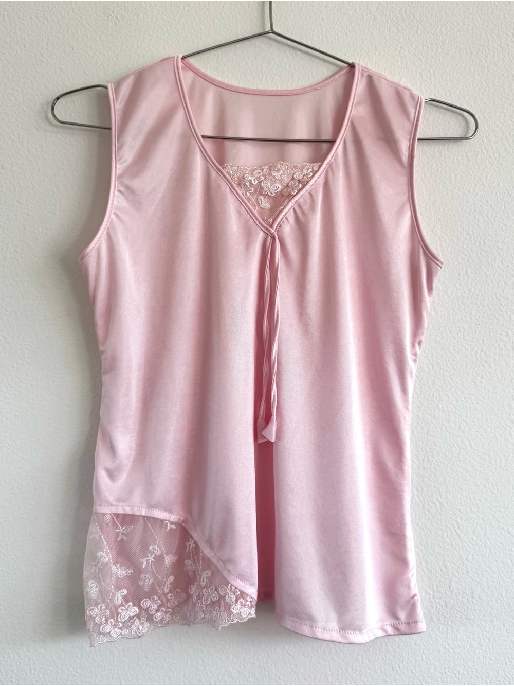 Lace Trim Tank Top